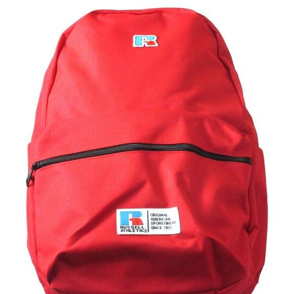 Russell Athletic Since 1902 Classic Backpack Travel Gym Bag Red Black NWT - Picture 5 of 7